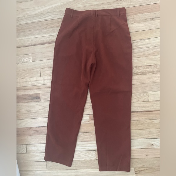 NWT Commense brick red straight leg pants - Picture 6 of 10